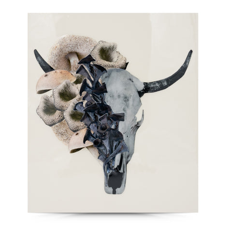 Buncha Bull 3 Original—11x15 Original Resin Panel